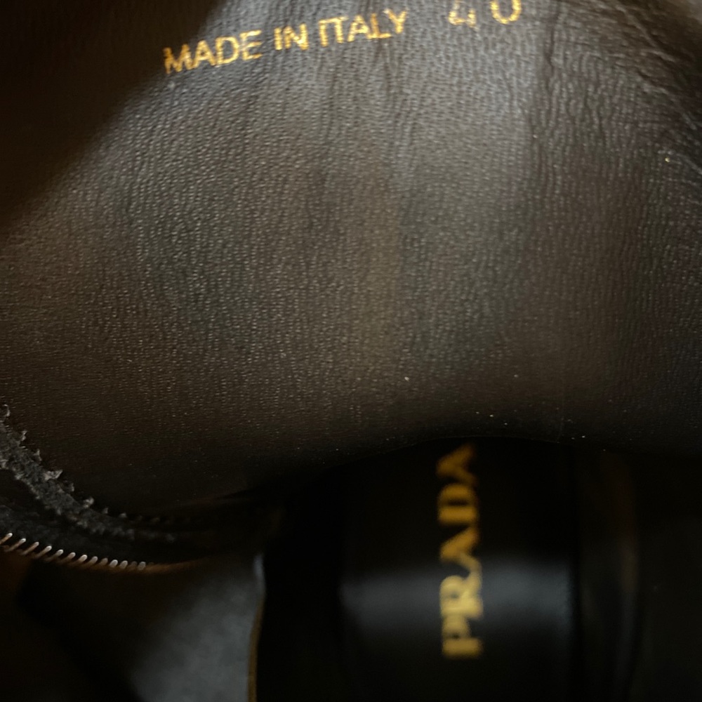 Prada Chocolate Combat Boot size 40 - Picture 3 of 4